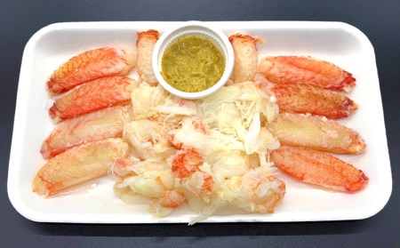 毛ガニ★まるごと1匹むき身★2個セット<かに善>