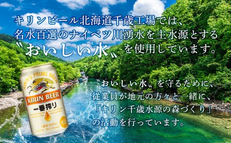 【定期便12ヶ月】キリン一番搾り生ビール＜北海道千歳工場産＞350ml 2ケース（48本）