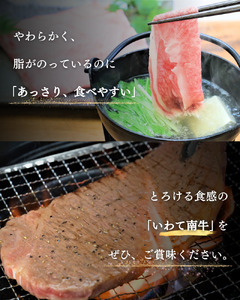 牛肉 いわて南牛 リブロース 合500g A3等級以上 【全国肉用牛枝肉共励会最優秀賞受賞】/ 【kry001】