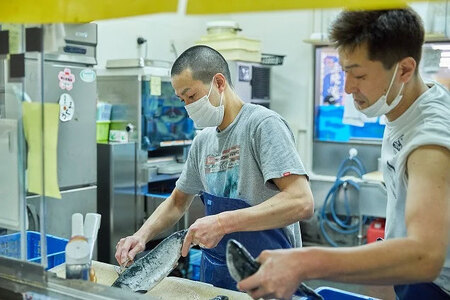 朝獲れ海の幸セット（旬の鮮魚、海藻などの詰合せ）