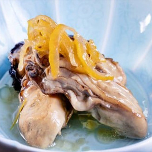 牡蠣燻製オイル漬トリオS(にんにく・山椒・柚子ドレ 各120g、アラカルト10g×6個入り)