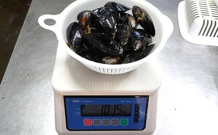 【DayDayで紹介されました！】ケッツラゲーおじさんのムール貝 1kg 【沖縄・離島配送不可】 三陸山田産 山田町 しゅうり貝 山田湾 ワイン蒸し パスタトッピング 二枚貝 YD-800