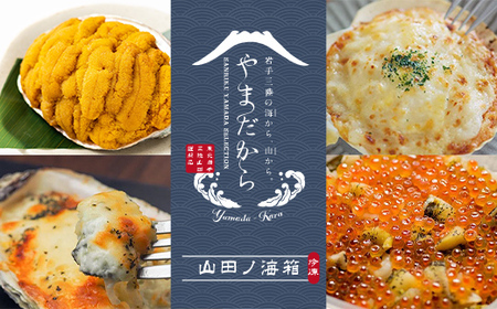 やまだから 山田ノ海箱 (冷凍)【配送日指定不可】 三陸山田 海産物 海産品 ほたて かき うに いくら グラタン 海童漬け 詰合せ セット YD-860