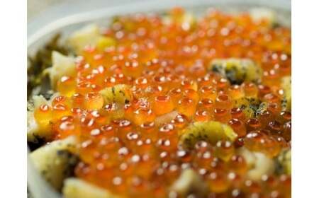 ホタテ海童漬 500g ホタテ ツブ貝 イクラ メカブ 醤油ベース アテ ご飯のお供 冷奴 トッピング 川石水産 三陸山田 岩手県 山田町 YD-755