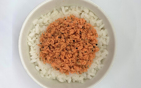 【長根水産】鮭フレーク (ブラックペッパー入り)6本セット【配送日指定不可】 YD-536