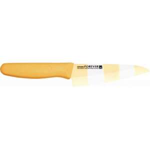 フォーエバー　抗菌カラーセラミック包丁14cmイエロー_雑貨・日用品 包丁 キッチン用品 _【1501230】