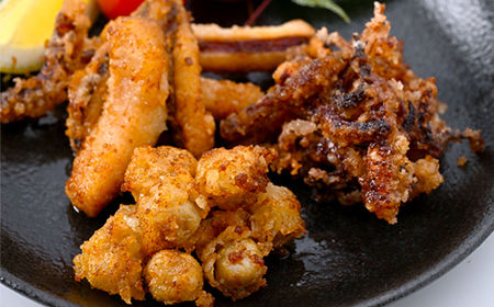 いか竜田3種おうち居酒屋(計1.62kg)セット イカゲソ・いか耳・烏賊とんびの竜田小分け冷凍で便利_魚介・海産物 イカ  いか 烏賊  惣菜・加工品   _【配送不可地域：離島】【1564976】