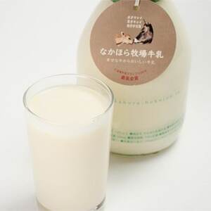 【毎月定期便】なかほら牧場牛乳〔500 ml〕2本セット全6回【配送不可地域：離島】【4075351】