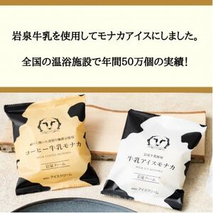 牛乳アイスモナカ＆コーヒー牛乳モナカ10個セット【配送不可地域：離島】【1682440】