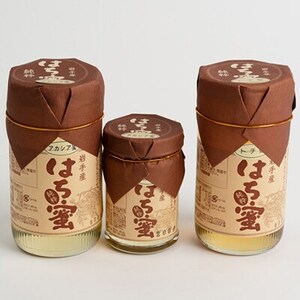 天然ハチミツ2種3個セット(アカシア600g×1個、200g×1個、トチ600g×1個)_はちみつはちみつはちみつはちみつはちみつ_【配送不可地域:離島・沖縄県】【1033998】
