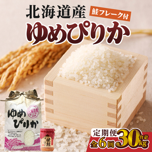 【令和7年産】6ヶ月連続お届け!ゆめぴりか5kg | 特A 白米 ブランド米 米 こめ コメ お米 ご飯 ごはん 単一米 滝川市 北海道 北海道産 道産 北海道米 定期便 生活応援 送料無料 おすすめ 人気 お弁当 贈答