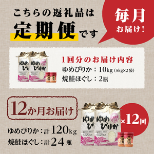【令和7年産】12ヶ月連続お届け!ゆめぴりか10kg | 特A 白米 ブランド米 米 こめ コメ お米 ご飯 ごはん 単一米 滝川市 北海道 北海道産 道産 北海道米 定期便 生活応援 送料無料 おすすめ 人気 お弁当 贈答