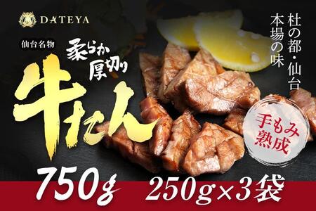 仙台名物 柔らか厚切り牛たん 750g (250g×3袋)【肉 お肉 にく 食品 人気 おすすめ 送料無料 ギフト】○ | 宮城県仙台市 |  ふるさと納税サイト「ふるなび」