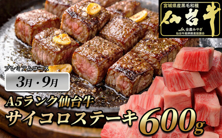 A5ランク 仙台牛 ＆肉厚 牛たん お肉の定期便6回コース【 肉 にく 食品 人気 おすすめ ギフト 】