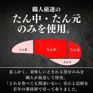 厚切り仙台牛たん 塩味と味噌味 計400g【肉 お肉 にく 食品 人気 おすすめ 送料無料 ギフト】