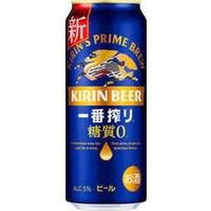 【6ヵ月定期便】キリン 一番搾り糖質ゼロ 500ml×48本　【定期便・ お酒 アルコール アルコール飲料 晩酌 家飲み 宅飲み 飲み会 集まり バーベキュー BBQ イベント 飲み物 缶ビール 】