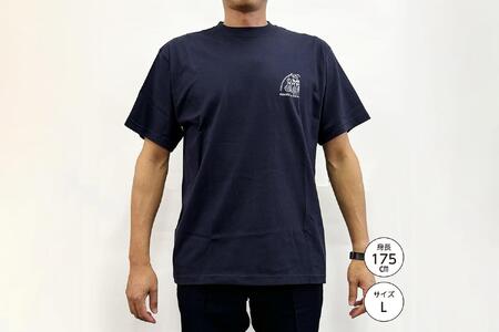 仙台・宮城の観光Tシャツ　「猫に七夕」Tシャツ　Mサイズ　［S-04］