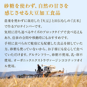 だいずばぁ 3本入り× 8個 プロテインバー グルテンフリー