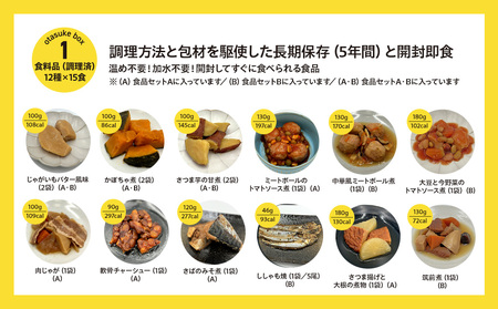 防災 防災グッズ 非常時おたすけ箱 1箱(1人3日分) ×5箱 備蓄 非常食 防災減災