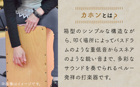 打楽器 カホン ARCO  コンパクト カホン HD36 楽器 手作り 国産 ドラム 木製