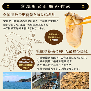 【 先行予約 】 牡蠣 生食用 冷凍牡蠣 氷温熟成かき 170g×3袋 (510g) 宮城県産 ｜生かき 生カキ 生牡蠣 冷凍かき 冷凍カキ 冷凍牡蠣 生で食べられる 小分け かきむき身 カキむき身 牡蠣むき身 【2025年3月中旬から順次発送予定】