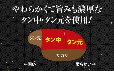 国産 牛タン 希少部位 しゃぶしゃぶ 塩味 300g ( 2人前 ) 希少 ｜ さとう精肉店 塩竈市 宮城県 sm00003-300