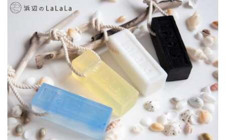【海洋性由来】フカヒレコラーゲン石鹸（石鹸用ロープ付き） [浜辺のLaLaLa 宮城県 気仙沼市 20563562]
