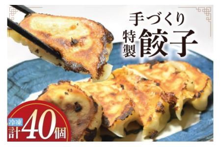 餃子 手づくり 特製餃子(20個入りx2p)  冷凍 惣菜 ギョウザ [食工房貞秀 宮城県 気仙沼市 20562674]