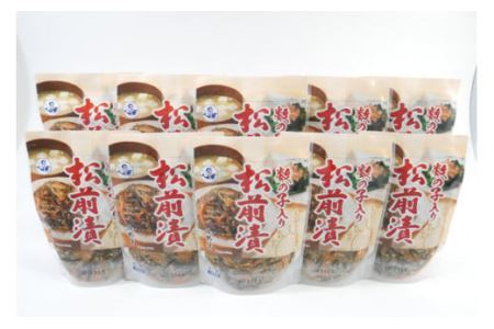 数の子入り 松前漬 160g 10個セット [小野万 宮城県 気仙沼市 20564647]