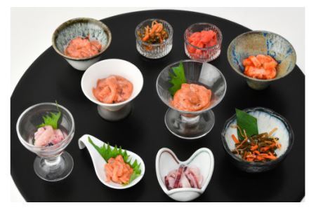 塩辛・珍味 10品セット [小野万 宮城県 気仙沼市 20565729]