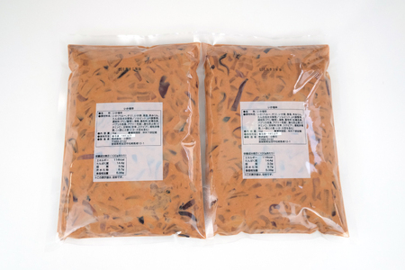 いか塩辛 2kg（1kg×2p） 冷凍 [小野万 宮城県 気仙沼市 20564605]