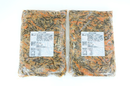 数の子入り 松前漬 2kg（1kg×2p）冷凍 [小野万 宮城県 気仙沼市 20564646]