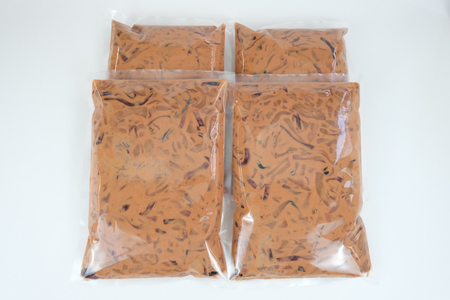 いか塩辛 4kg（1kg×4p） 冷凍 [小野万 宮城県 気仙沼市 20565160]