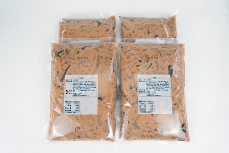 いか塩辛 4kg（1kg×4p） 冷凍 [小野万 宮城県 気仙沼市 20565160]