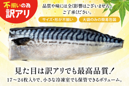 訳あり 減塩 無添加 塩サバ フィレ 総重量 3.5kg (17-24枚入れ) [足利本店 宮城県 気仙沼市 20564775] 訳アリ サバ サバフィレ さば 鯖 トロ 塩分控えめ サバフィーレ 鯖フィレ 塩さば 塩さばフィレ 切り身 訳ありサバ わけあり 冷凍 レビューキャンペーン 感想