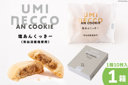 クッキー うみねっこー塩あんくっきー 10個入 [コヤマ菓子店 宮城県 気仙沼市 20564843]