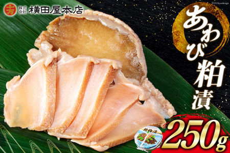 あわび 粕漬 250g [横田屋本店 宮城県 気仙沼市 20564835]