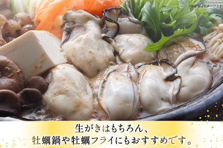 【期間限定発送】 牡蠣 計1kg (約26‐44個入) 500g×2p むき身牡蠣 生食用 [住喜水産 宮城県 気仙沼市 20564824]