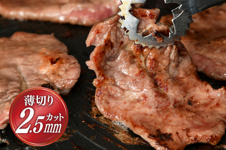 牛タン 薄切り牛タン 塩味 1kg (500g×2) [モ～ランド 宮城県 気仙沼市 20565205]