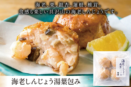 しんじょう 湯葉包み 詰合せ 2種×各4個 合計8個入[斉吉商店 宮城県 気仙沼市 20565568]