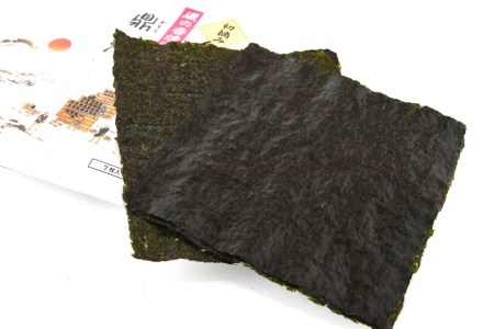【初摘み】焼のり鼎浦 7袋 箱入り（1袋=7枚） [横田屋本店 宮城県 気仙沼市 20563387]