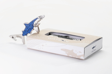 サメ革 マルチツール ワトソン君 青海(ブルー) [AtelierShark 宮城県 気仙沼市 20563908]