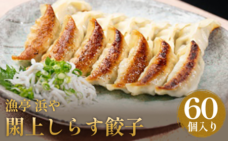 漁亭 浜や 閖上しらす餃子 60個