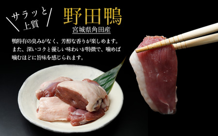 【期間限定】【お届け日時指定必須】宮城ブランド 野田鴨 で食す　仙台せり鍋 セット（漁亭 浜や） 鍋 せり鍋 鍋セット せり鍋鴨  2、3名盛り