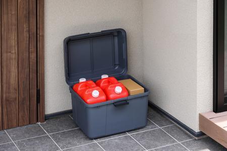 収納 ワイドストッカー 62L 5個セット AZ-600グレー アイリスオーヤマ