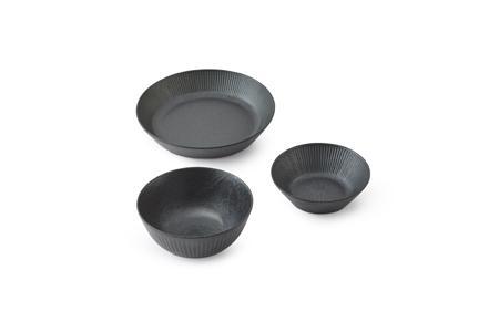 食器 3点セット MNW-3S ブラック アイリスオーヤマ