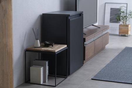 冷蔵庫 奥行スリム冷蔵庫 66L アイリスオーヤマ ブラック コンパクト