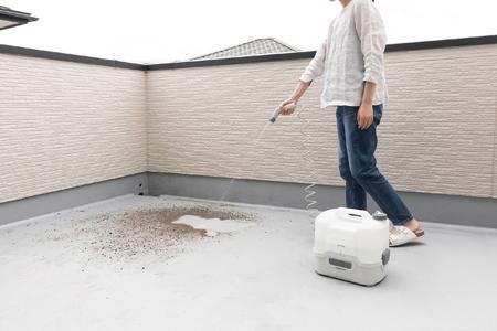 充電式ポータブルウォッシャー JPW-T81-W/H ホワイト/グレー アイリスオーヤマ