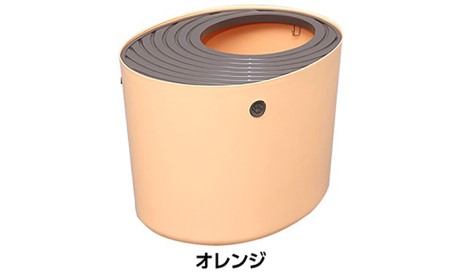 上から猫トイレ(オレンジ)