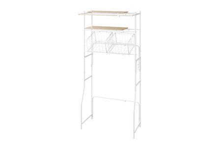 ランドリーラック バスケット付き 伸縮スタイル ランドリーラック ハンガーバー/バスケット付き アイリスオーヤマ 伸縮タイプ ランドリー 選択 スリム 一人暮らし 収納 メッシュ 落下防止 BSSL-860R ホワイト